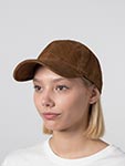 Бейсболка STETSON арт. 7717401 BASEBALL CAP GOAT SUEDE (коньячный)